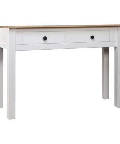 Konzolni stol od borovine bijeli 110x40x72 cm asortiman Panama
