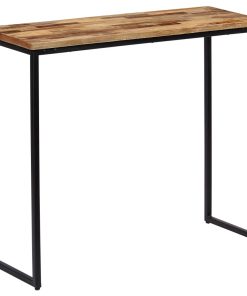 Konzolni stol od masivne obnovljene tikovine 90 x 30 x 76 cm