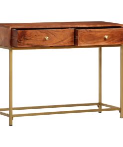 Konzolni stol od masivnog bagremovog drva 100 x 35 x 76 cm