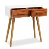 Konzolni stol od masivnog bagremovog drva 70 x 30 x 75 cm