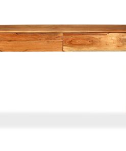 Konzolni stol od masivnog drva 118 x 30 x 80 cm