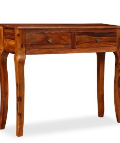 Konzolni stol od masivnog drva šišama 90x32x76 cm