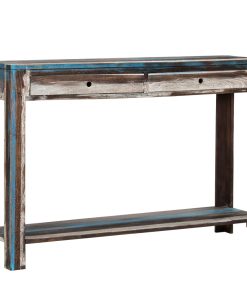 Konzolni stol od masivnog drva starinski 118 x 30 x 80 cm
