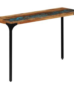 Konzolni stol od masivnog obnovljenog drva 120 x 35 x 76 cm