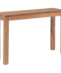 Konzolni stol od tikovine s prirodnom obradom 110 x 35 x 76 cm