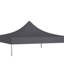 Krov za šator za zabave 2 x 2 m antracit 270 g/m²