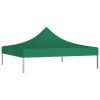 Krov za šator za zabave 2 x 2 m zeleni 270 g/m²