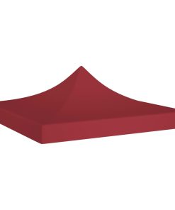 Krov za šator za zabave 3 x 3 m bordo 270 g/m²