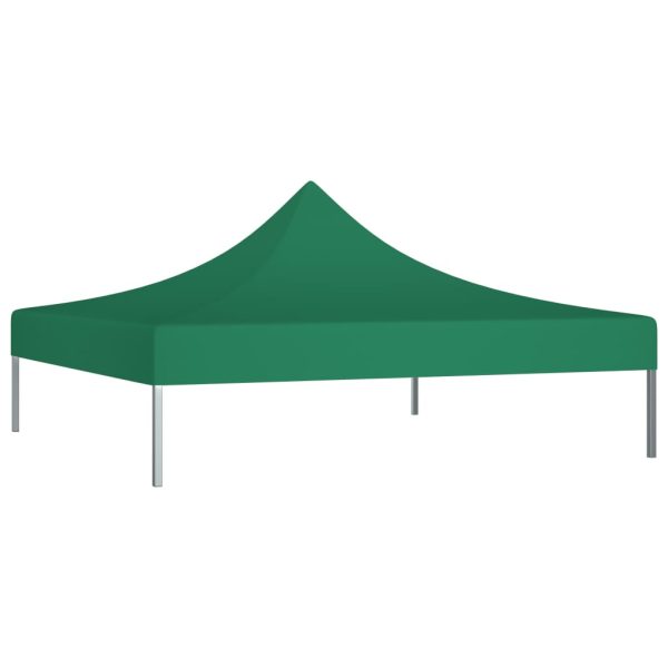 Krov za šator za zabave 3 x 3 m zeleni 270 g/m²