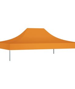 Krov za šator za zabave 4 x 3 m narančasti 270 g/m²