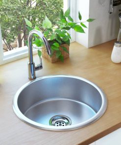 Kuhinjski sudoper s cjedilom i sifonom od nehrđajućeg čelika
