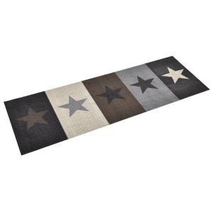 Kuhinjski tepih s uzorkom zvijezda perivi 45 x 150 cm