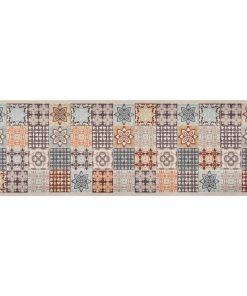 Kuhinjski tepih sa šarenim mozaikom perivi 60 x 300 cm