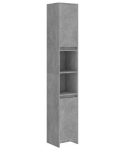 Kupaonski ormarić siva boja betona 30 x 30 x 183