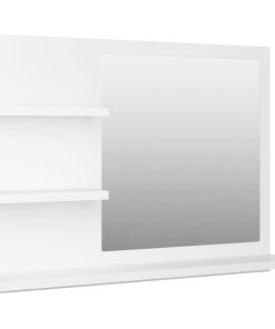 Kupaonsko ogledalo bijelo 60 x 10