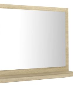 Kupaonsko ogledalo boja hrasta sonome 40x10