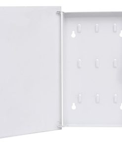 Kutija za ključeve s magnetnom pločom bijela 30 x 20 x 5