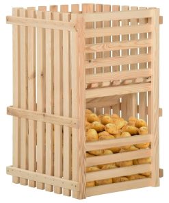 Kutija za krumpire 50 x 50 x 80 cm od masivne borovine