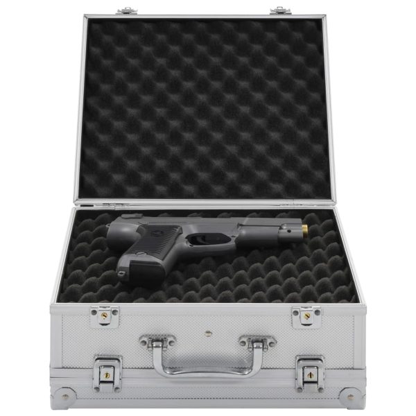 Kutija za oružje aluminijska ABS srebrna