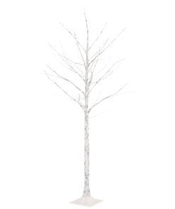 LED drvo bijele breze s 96 toplih bijelih LED žarulja 180 cm