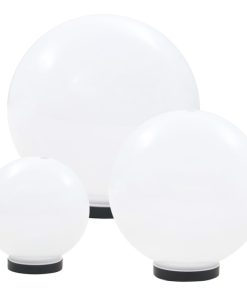 LED kuglasta svjetiljka 3 kom 20/30/40 cm PMMA
