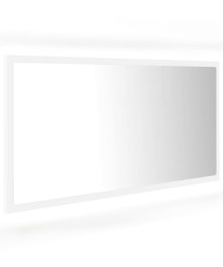 LED kupaonsko ogledalo bijelo 90 x 8