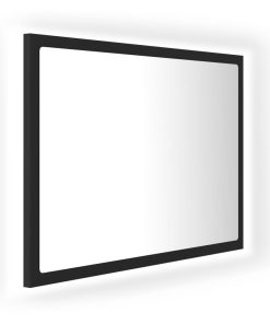 LED kupaonsko ogledalo sivo 60x8