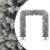 Luk od božićnih drvca sa snijegom 240 cm