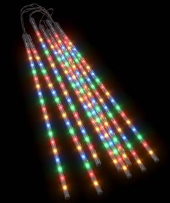 Meteorska svjetla 8 kom 50 cm raznobojna 288 LED žarulja