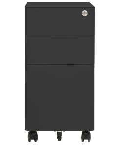 Mobilni ormarić za spise antracit 30 x 45 x 59 cm čelični