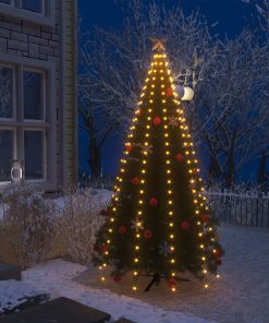 Mrežasta rasvjeta za božićno drvce s 250 LED žarulja 250 cm