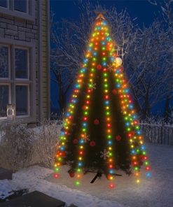 Mrežasta svjetla za božićno drvce 250 LED žarulja šarena 250 cm