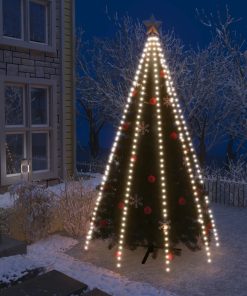 Mrežasta svjetla za božićno drvce 400 LED hladna bijela 400 cm