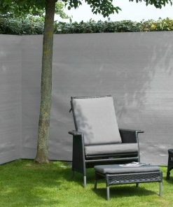 Nature vrtna ograda za privatnost PE 1 x 3 m siva