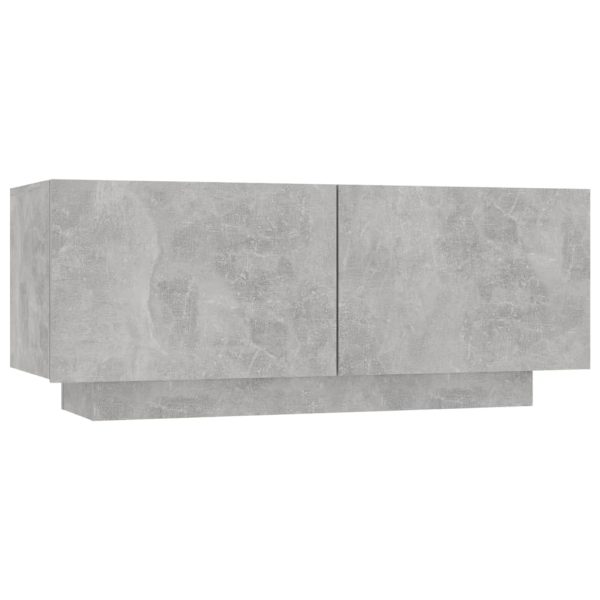Noćni ormarić siva boja betona 100 x 35 x 40 cm od iverice