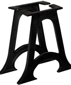Noge za stolić za kavu 2 kom luk i A-okvir od lijevanog željeza