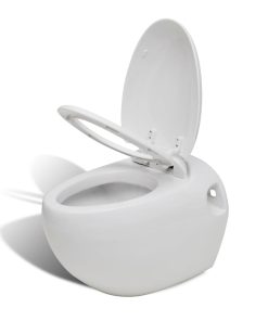 Novi zidni WC Bijeli jedinstven dizajn jaje