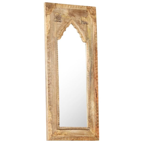 Ogledalo od masivnog drva manga 50 x 3 x 110 cm