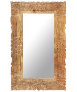 Ogledalo od masivnog drva manga 80 x 50 cm