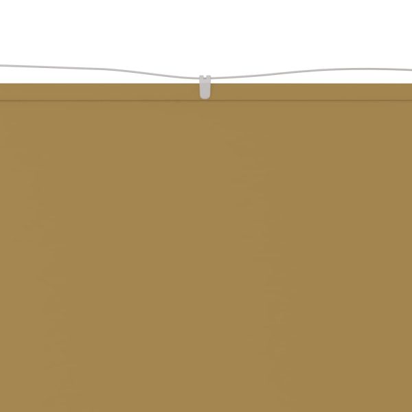 Okomita tenda bež 140 x 1000 cm od tkanine Oxford