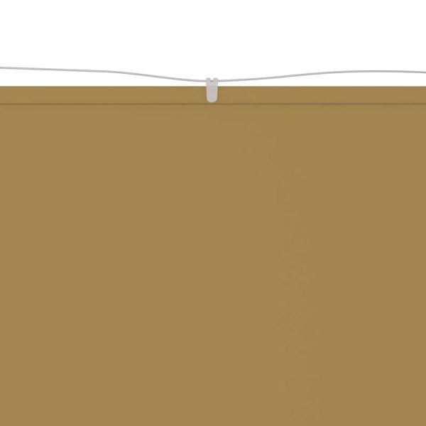 Okomita tenda bež 180 x 1000 cm od tkanine Oxford