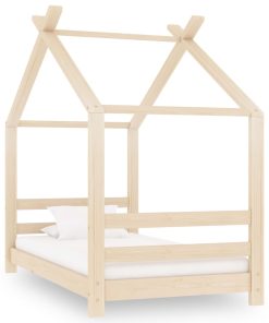 Okvir za dječji krevet od masivne borovine 70 x 140 cm