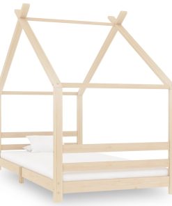 Okvir za dječji krevet od masivne borovine 90 x 200 cm