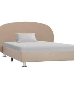 Okvir za krevet od umjetne kože boja cappuccina 100 x 200 cm