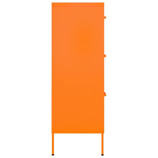 Ormarić s ladicama narančasti 80 x 35 x 101