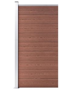 Panel za ogradu WPC 95 x 186 cm smeđi