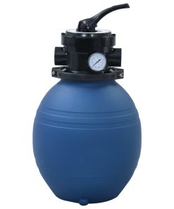 Pješčani filtar za bazen s ventilom s 4 položaja plavi 300 mm