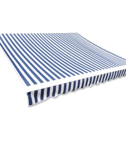 Platno za tendu plavo-bijelo 6 x 3 m (okvir nije uključen)