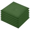 Ploče za zaštitu od pada 6 kom gumene 50 x 50 x 3 cm zelene