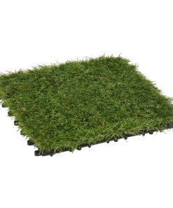 Pločice umjetne trave 22 kom 30 x 30 cm zelene